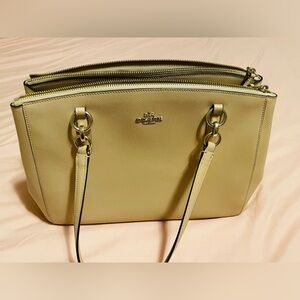 Coach Tan Leather Shoulder Bag